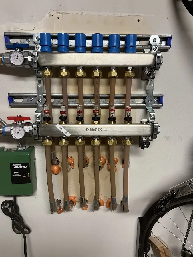 Plumber performing Leak Detection at a residential property in Broadmoor